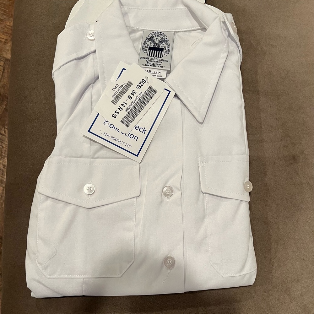 White Button Down Shirt Uniform